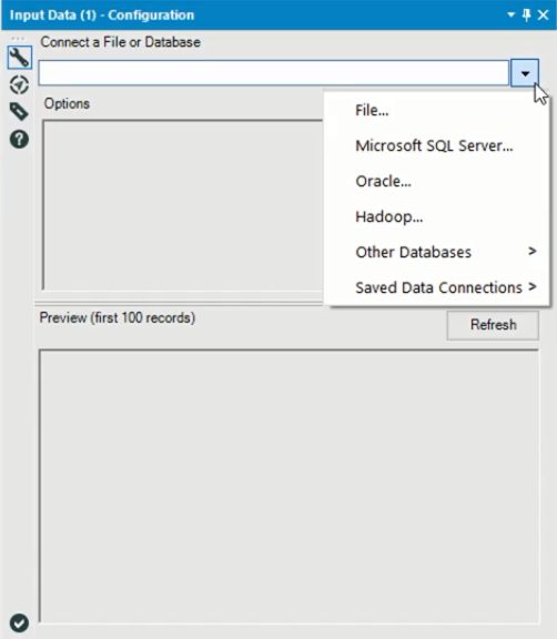 Alteryx input data tool