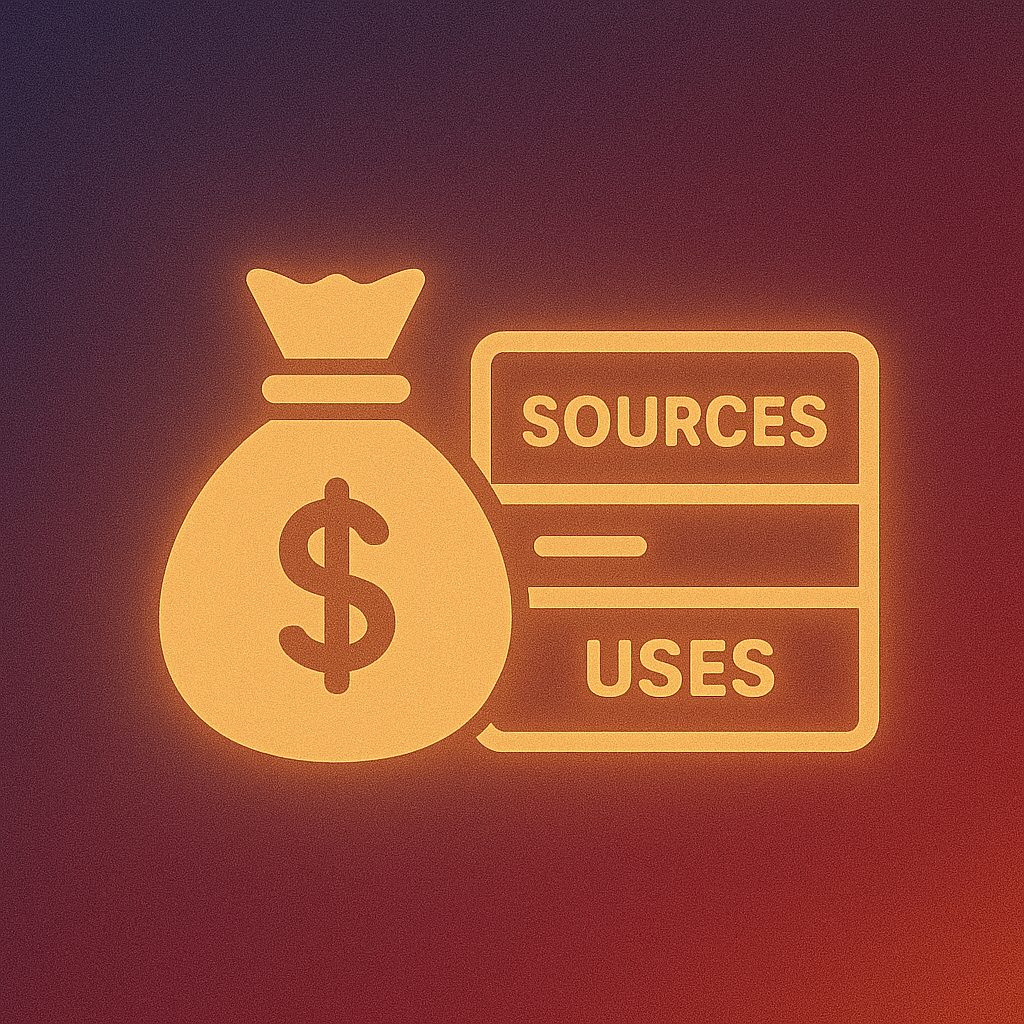 How to Create a Sources and Uses Table for a Leveraged Buyout Transaction