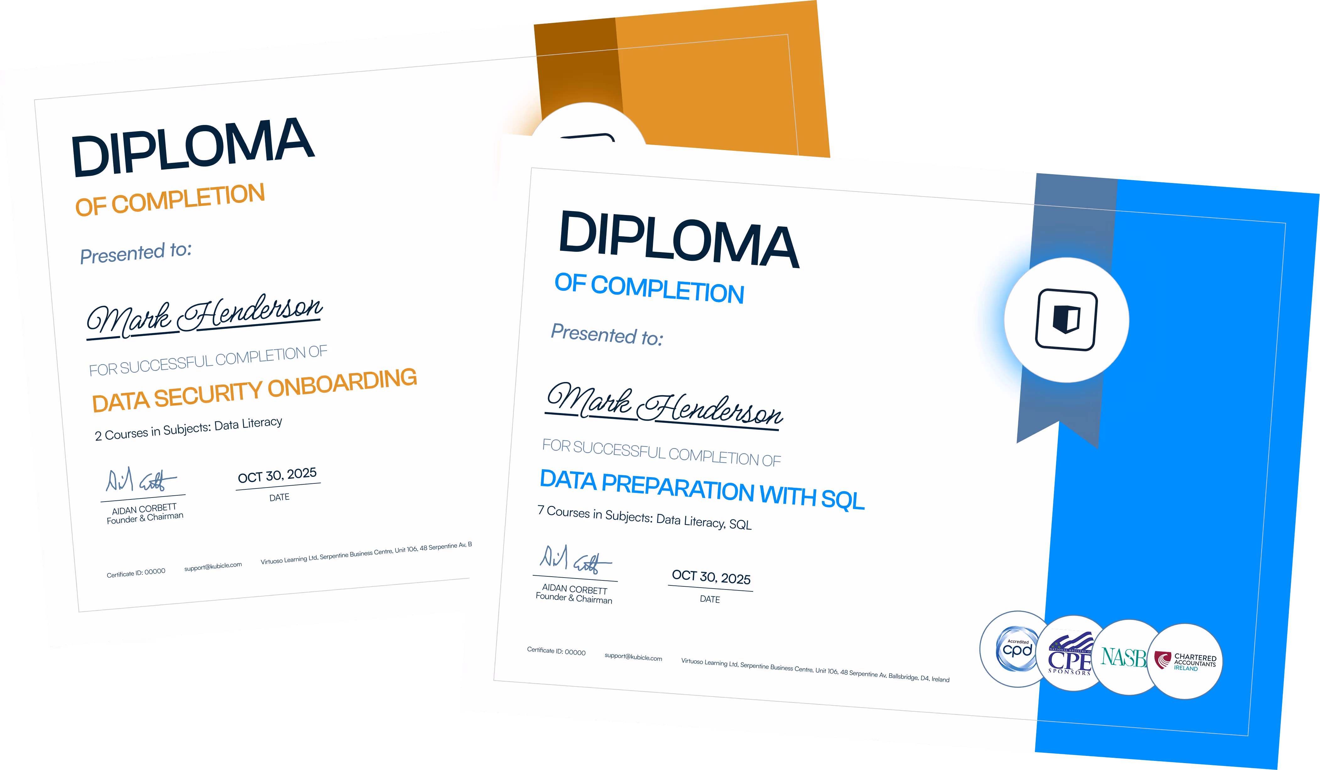 Accreditation logos