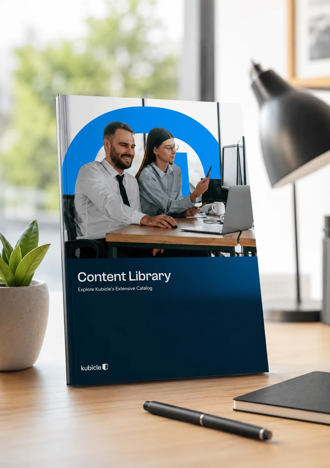 Kubicle Content Library catalog brochure cover